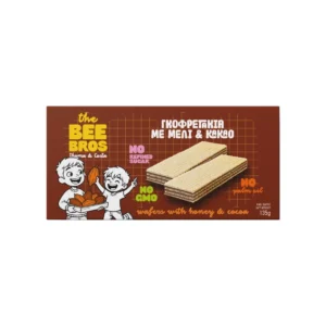 Sugar Free Wafers with Honey & Cocoa • The Bee Bros • 135gr