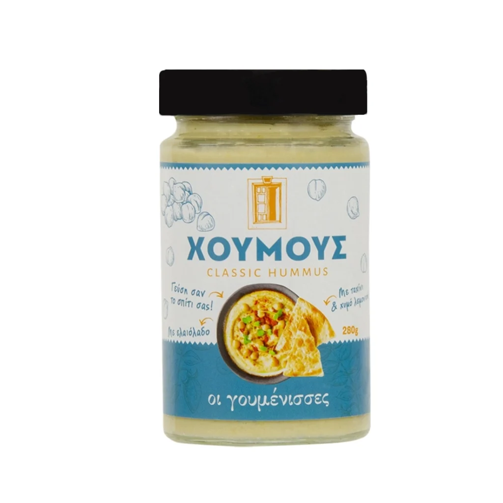 hummus taxini xumo lemoniou goumenisses