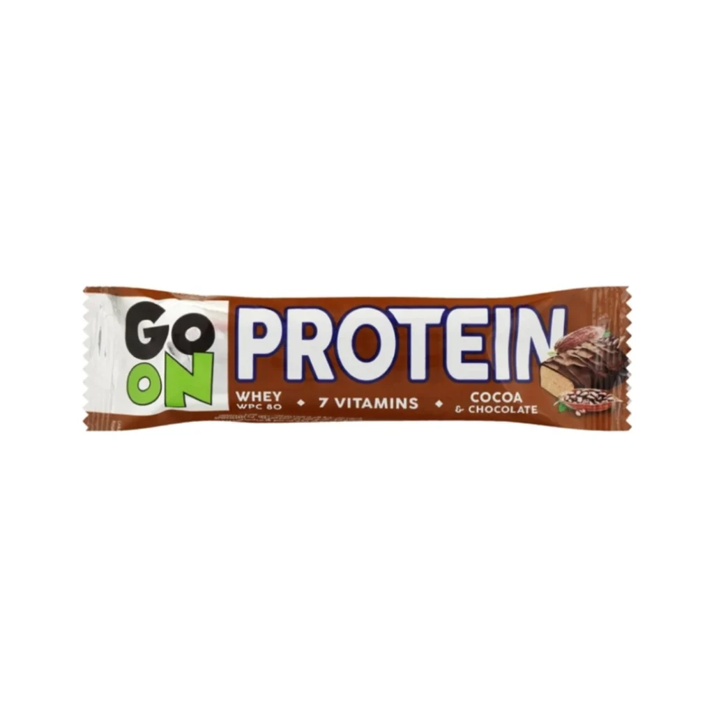 go on protein bar cocoa chocolate