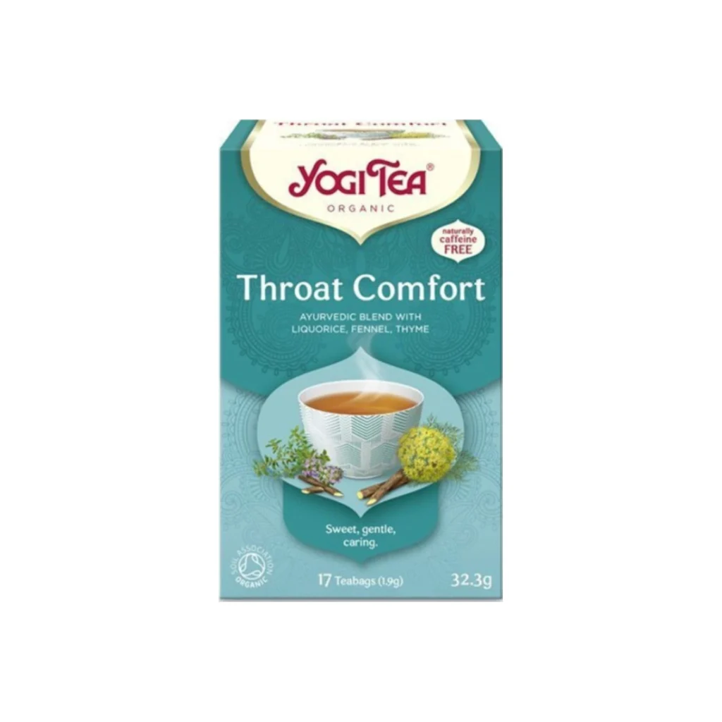 throat comfort yogi tea