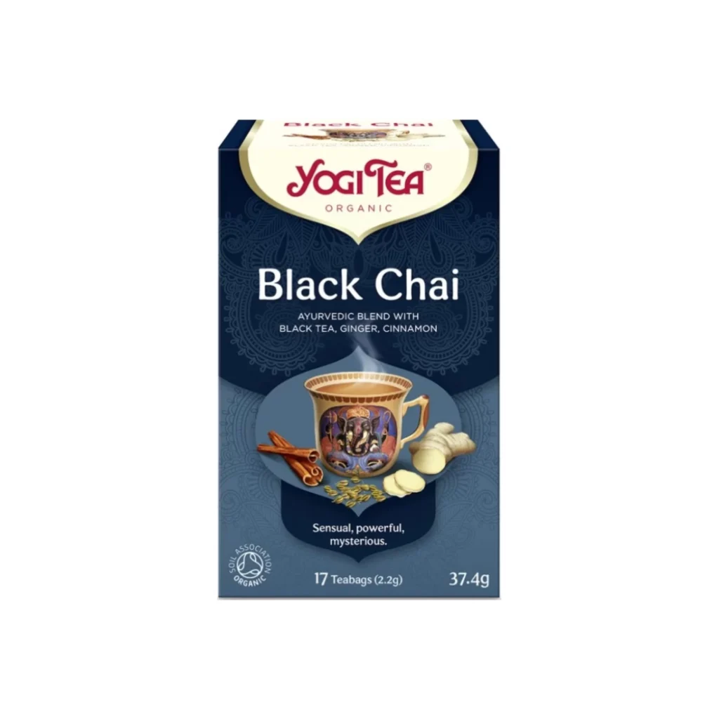 black chai yogi tea