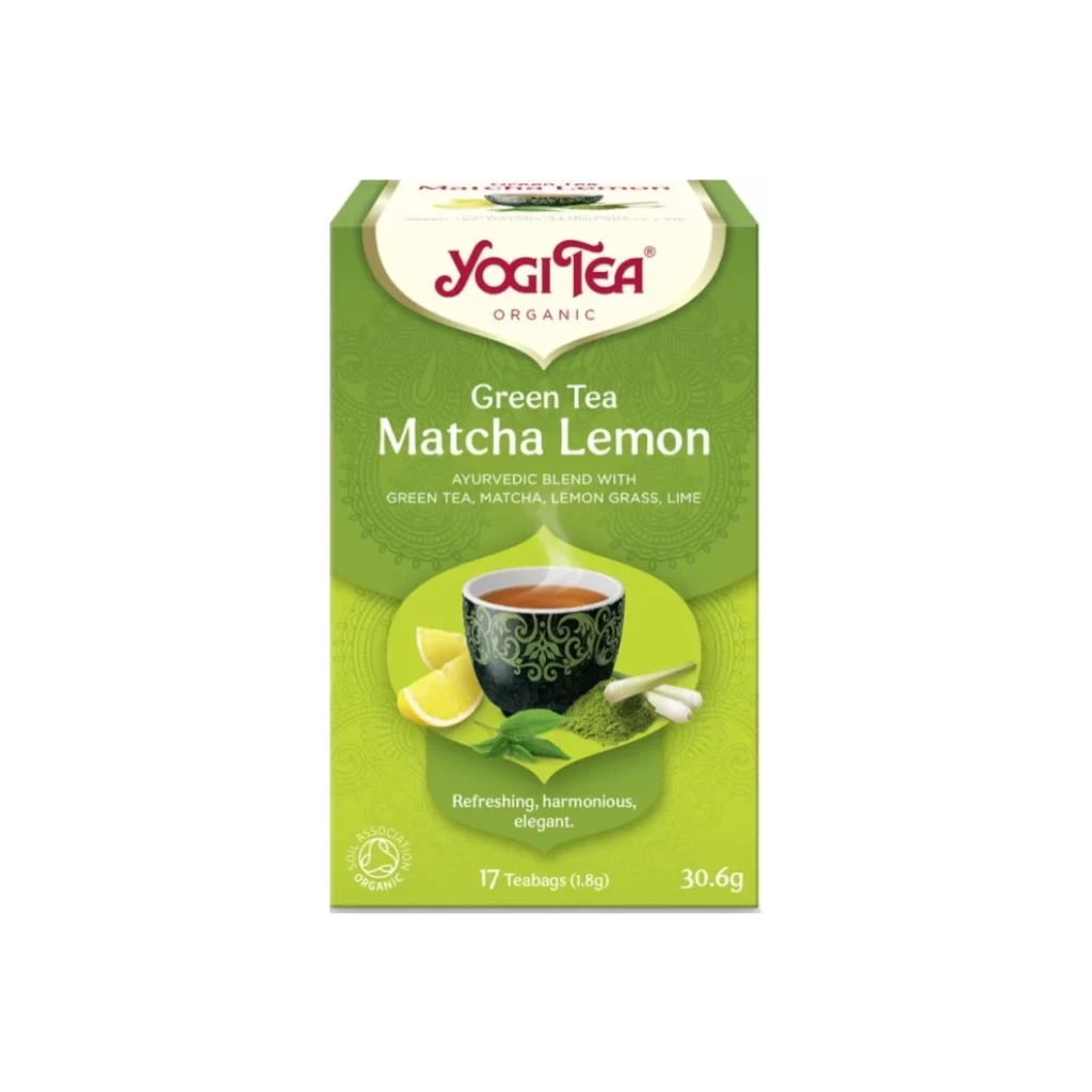 green tea matcha lemon yogi tea