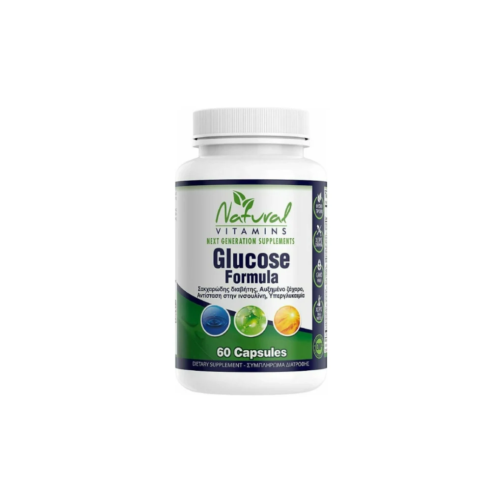 glucose formula natural vitamins 60 kapsoules