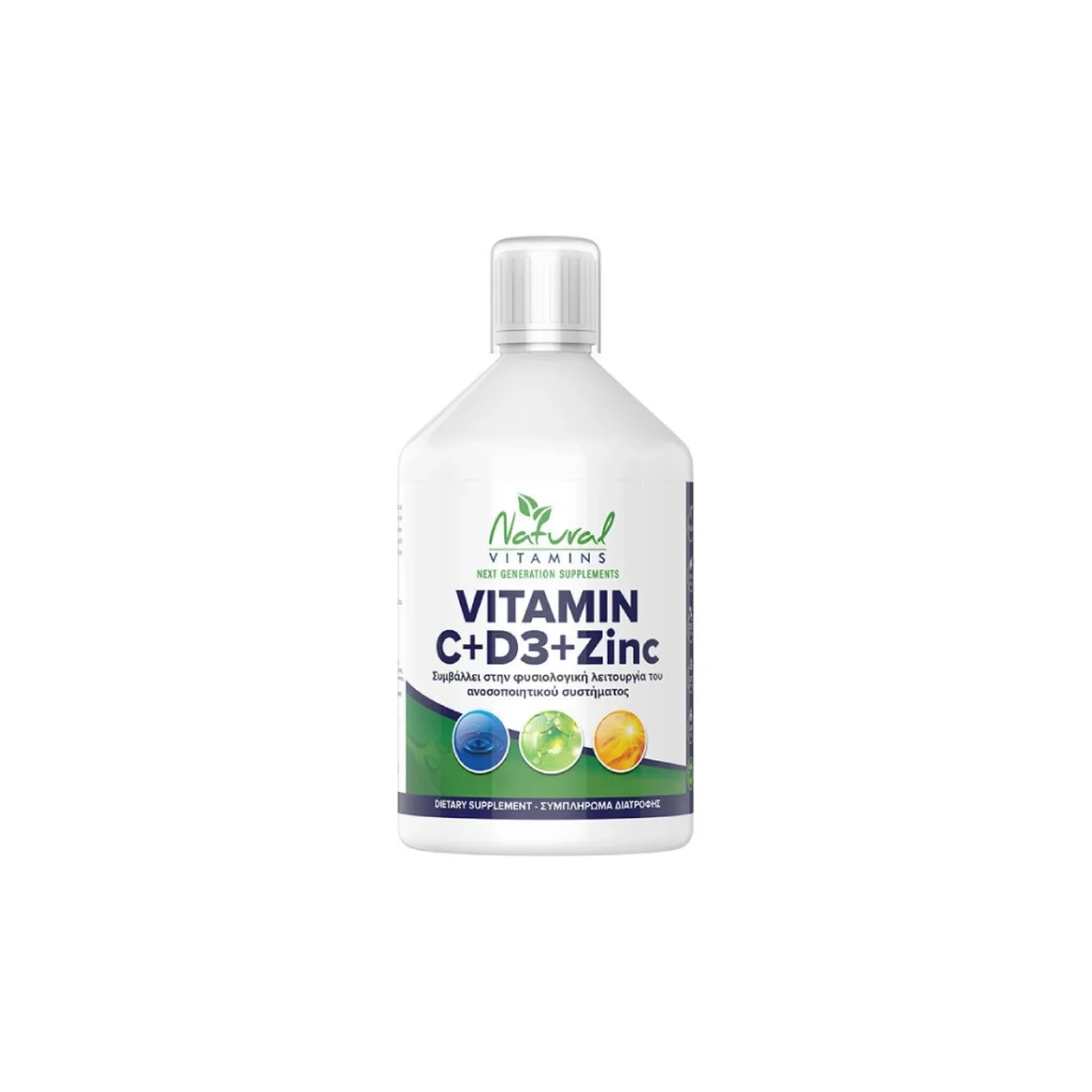 vitamini C D3 Zinc natural vitamins