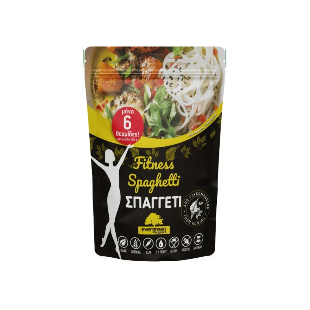 Organic Spaghetti from Konjac • Evergreen Organics • 250gr