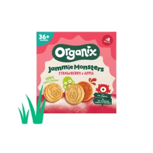 Organic Strawberry & Apple Filled Biscuits (36m+) • Organix • 64gr