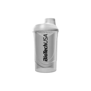 Διάφανο Λευκό Wave Shaker 600ml • BioTech USA