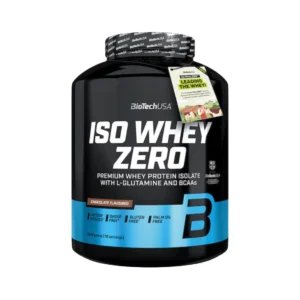 Iso Whey Zero Πρωτεΐνη Ορού Γάλακτος με L-Glutamine & BCAAs γεύση Σοκολάτα • BioTech USA • 1816gr