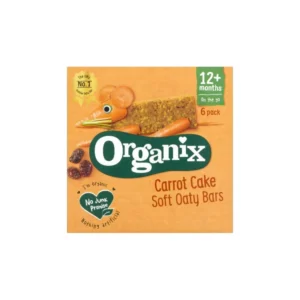 Βιολογική Μπάρα Βρώμης Ολικής Carrot Cake (12μ+) • Organix • 6x23γρ
