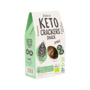 Βιολογικά Keto Crackers με Σπανάκι • Joice Foods • 60γρ