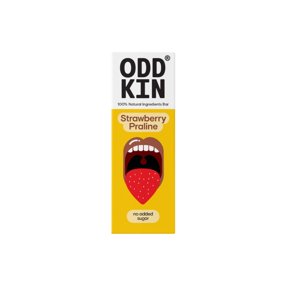 Μπάρα Πραλίνα Φράουλας • Oddkin • 50γρ